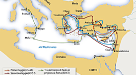 Timeline: Secondo Viaggio di San Paolo