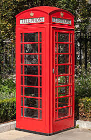 First telephone booth