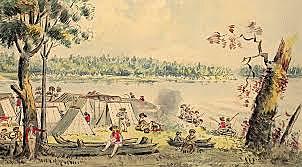 Arrivée des loyalistes