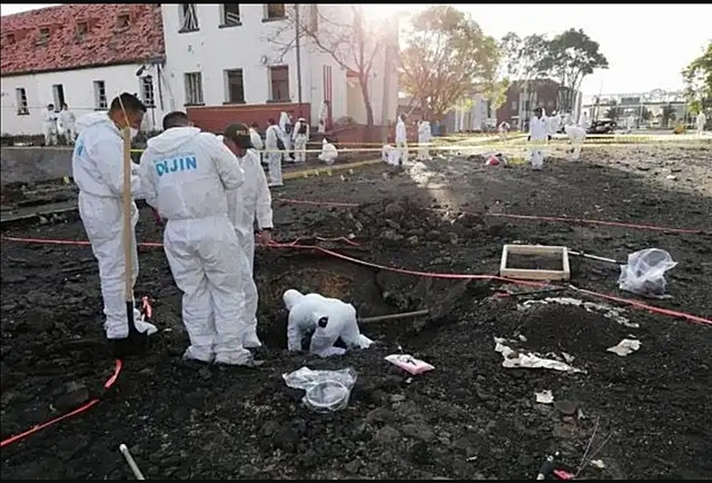 Atentado contra la escuela de policía General Santander