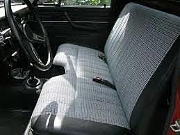Bench seats in cars