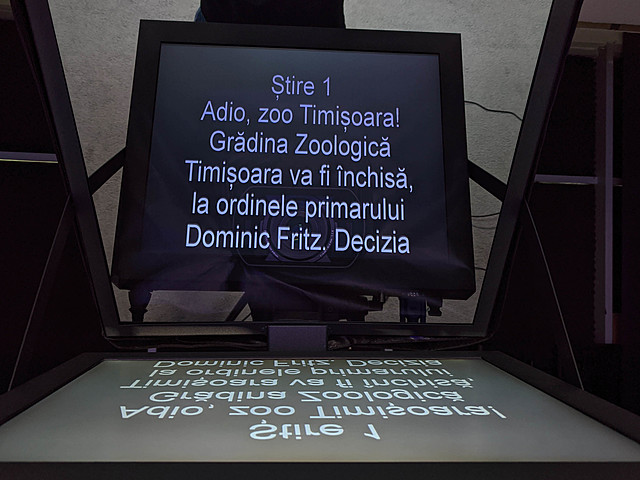Teleprompter fun