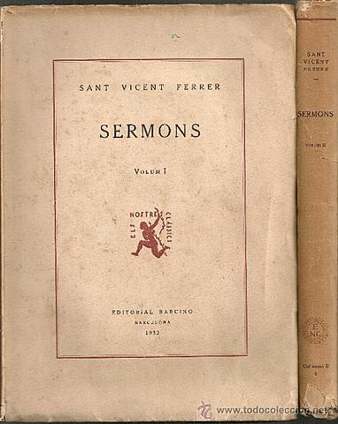 SERMONS DE VICENT FERRER