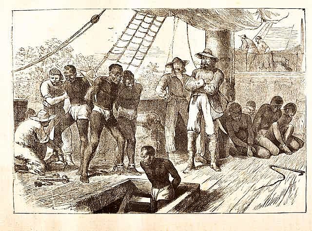 African Endentured Servants Brought to Jamestown, VA
