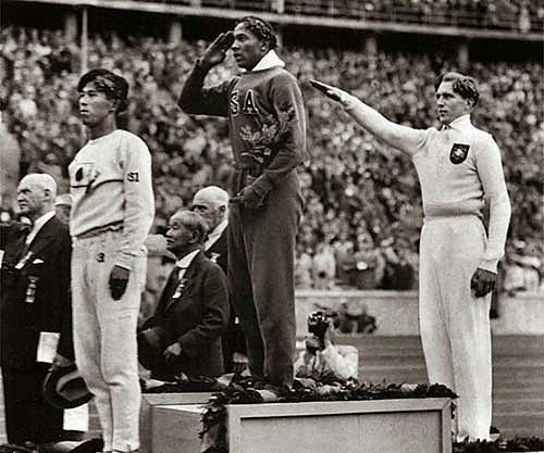 Jesse Owens Wins Four Gold Medals at Berlin Olympics, August 1936