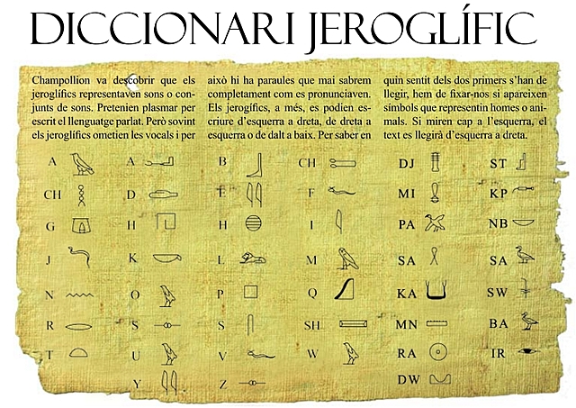 Apareix l'escriptura