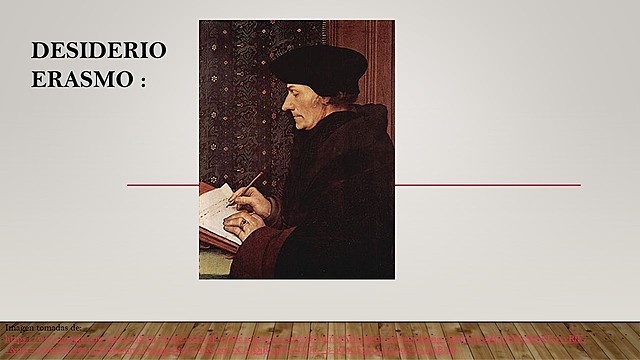 DESIDERIO ERASMO (1466-1536)