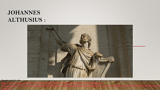 JOHANNES ALTHUSIUS (1557-1638)