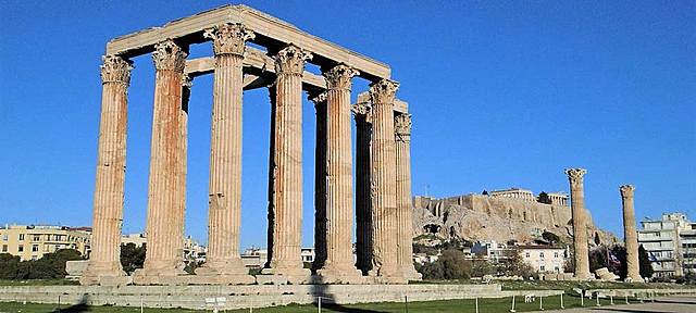 Se termina de contruir el templo de Zeus en Olimpia (entre 470 a.C. - 456 a.C.)