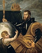 Coronado emperador en la ciudad de Aquisgrán