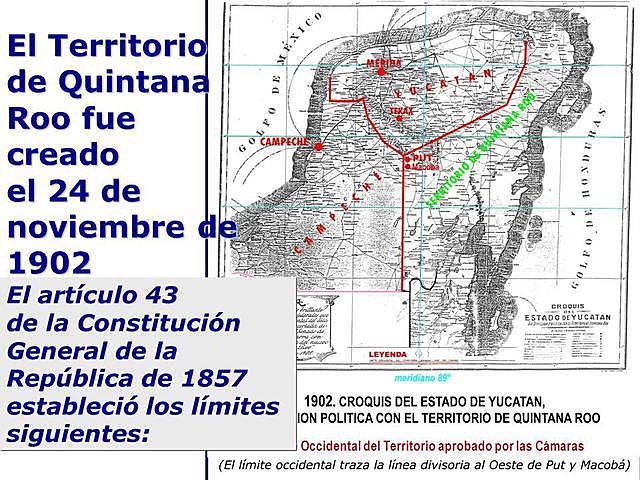 Se crea el territorio de Quintana Roo