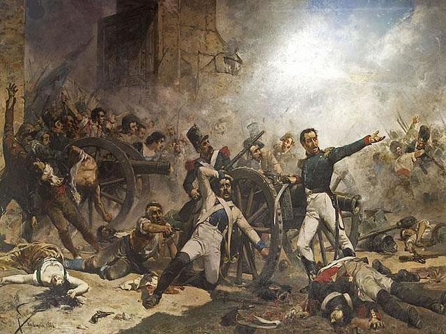 Sublevación del 2 de mayo e inicio de la guerra de la Independencia.