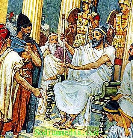 Decisión de elegir a los Arcontes de Atenas por sorteo.