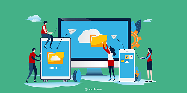 Historia del almacenamiento de la nube