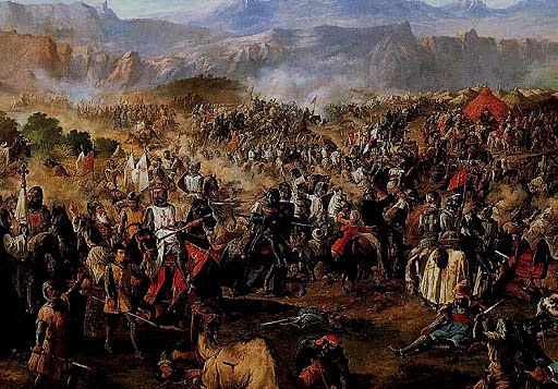 Los almohades son derrotados por un ejército cristiano en la batalla de las Navas de Tolosa