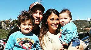 HIS SECOND SON IS BORN WITH ANTONELLA, MATEO