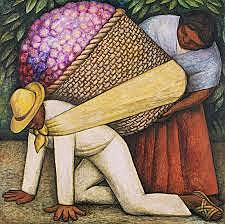 The Flower Carrier - Diego Rivera