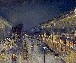 The Boulevard Montmartre - Camille Pissarro