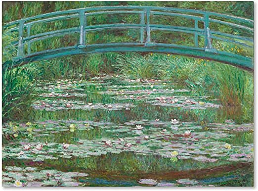 The Japanese Footbridge - Claude Monet