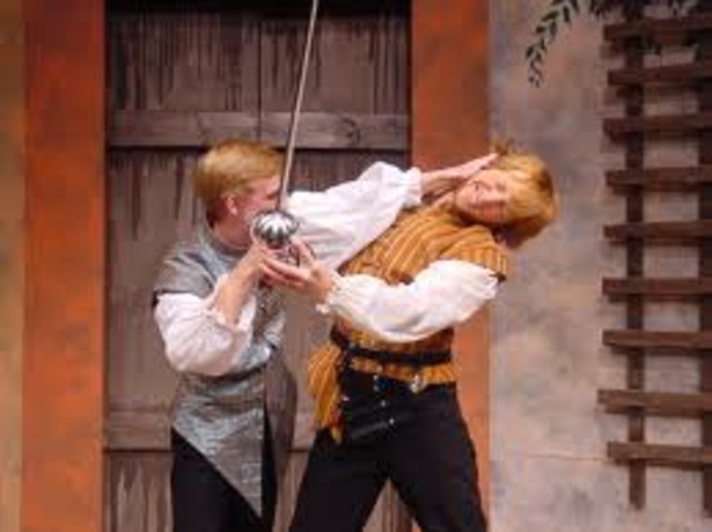 romeo was caught by tybalt act-1