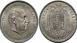 Aparecí con mi nueva cara, el retrato de Franco.