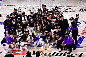 Los Angeles Lakers win the 2020 NBA Championship.