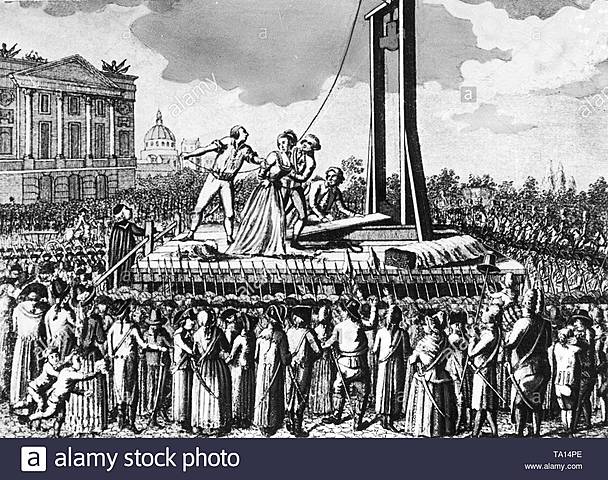 Ejecución de María Antonieta.