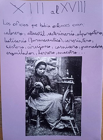 SIGLO XIII AL XVIII TRABAJOS DE NUESTROS ANTEPASADOS