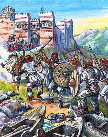 Πρώτη επαφή με Βυζάντιο