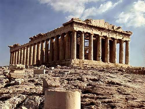 Comença la construcció del Partenon