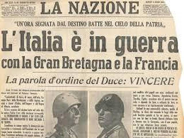 L'Italia entra in guerra