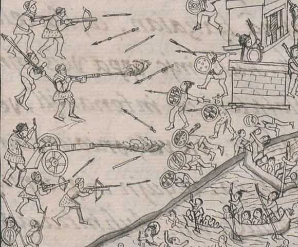 Cortés conquista Tenochtitlán (ciudad de México)