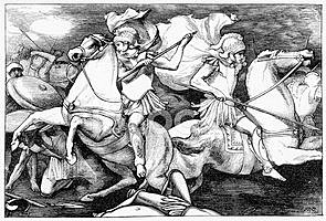 Roma vence a los latinos en la batalla de Lago Regillo