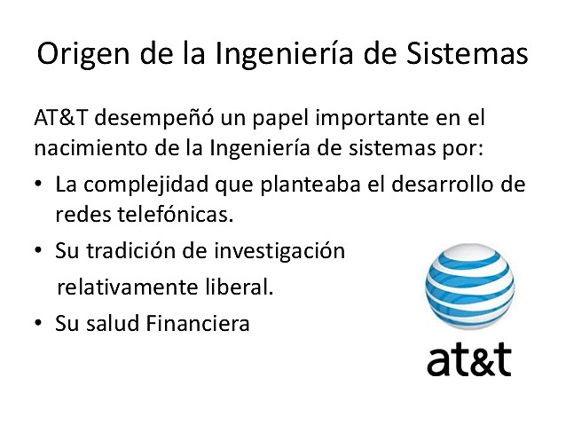 Origen Termino Ingeniería de Sistemas.
