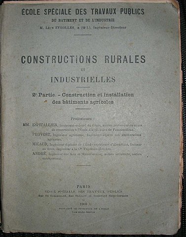 La Escuela Especial de Obras Públicas, Edificación e Industria en Francia