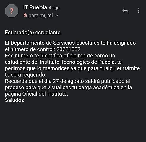 Era un estudiante del ITP