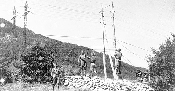 Crecimiento acelerado de la linea telegrafica