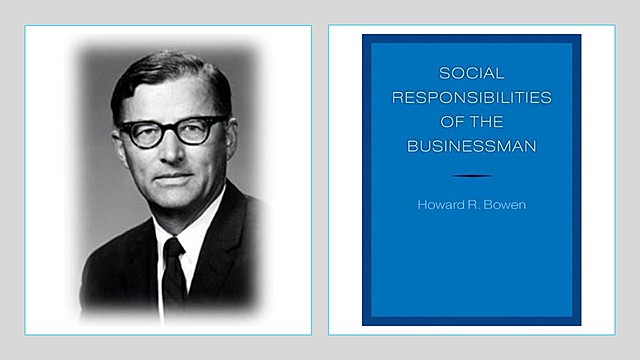 primera definicion formal de la responsabilidad social corporativa