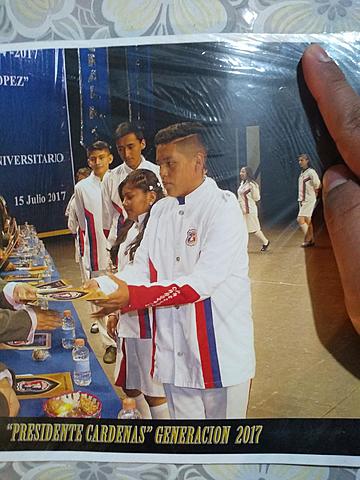 Me gradué de la secundaria