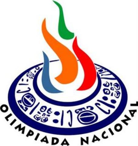 Primeras olimpiadas nacionales