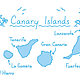 Canary islands map hand drawing doodle outline vector 18562066 e1583164790797