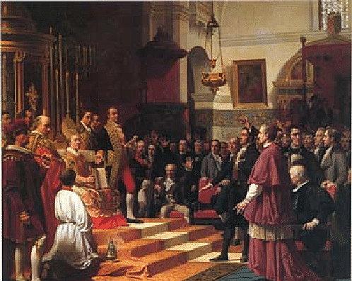 Inicio de las Cortes de Cádiz.