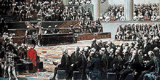 Ouverture de la réunion des états Géneraux, à Versailles