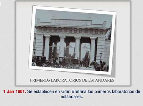 PRIMEROS LABORATORIOS DE ESTANDARES