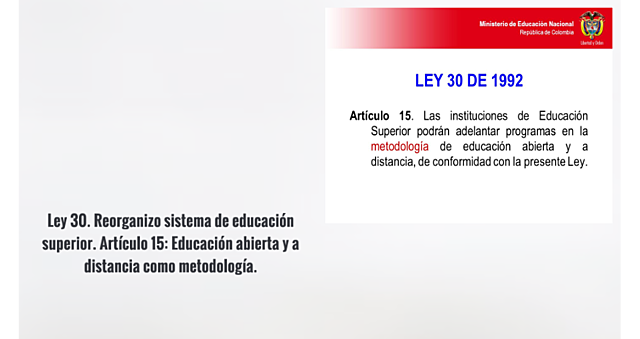 Reorganización del sistema de educación superior