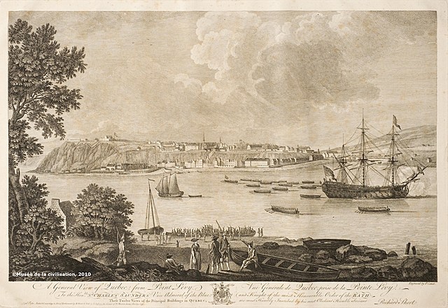 premier incendie causé par bombardement durant la guerre de la Conquête