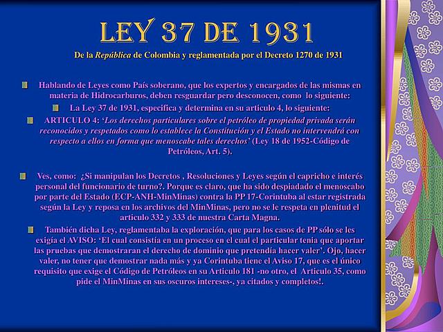 ley 37 de 1931