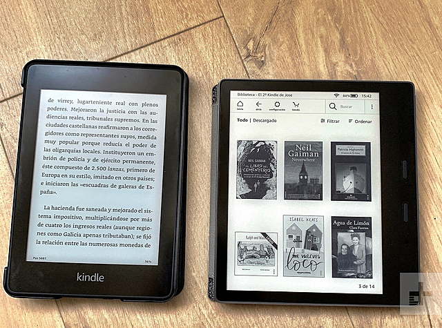 Primeros e-readers de tinta electrónica.