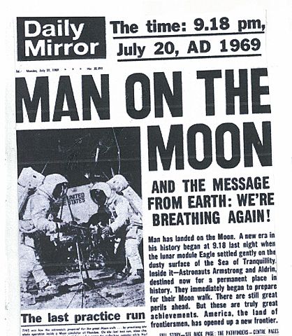 U.S. Sent the First Man to the Moon