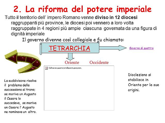 diocleziano riforma l'esercito e la propieta